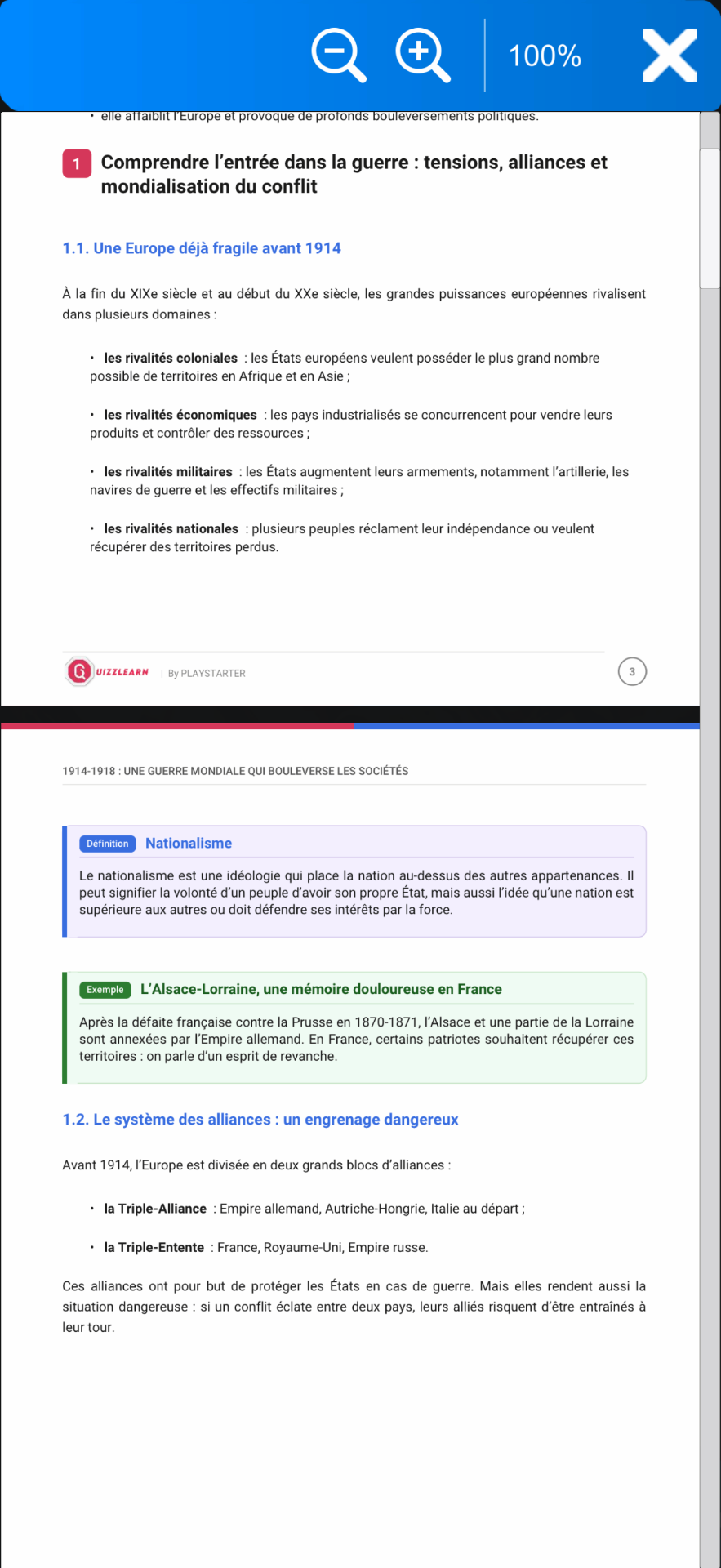 Cours & fiches PDF