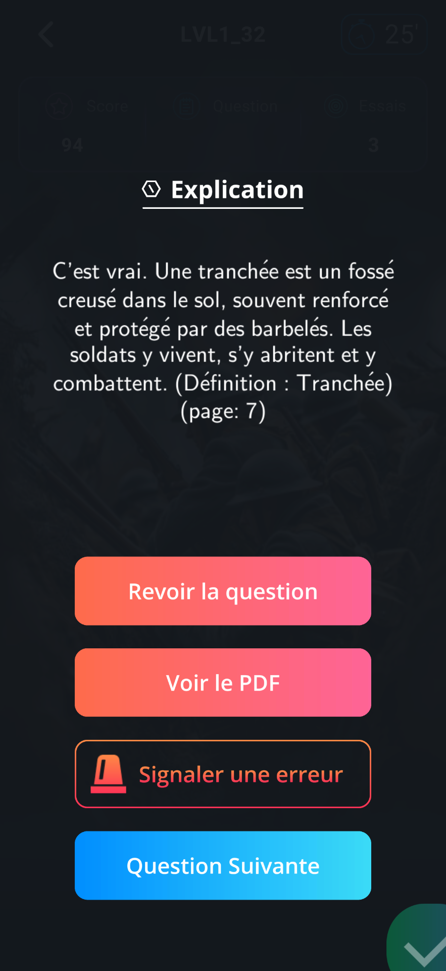 Explications détaillées